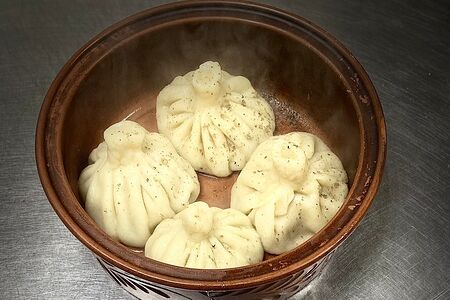 Хинкали с бараниной