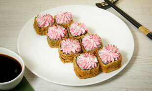 Ролл жареный Лава хот с крабом