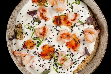 Рис с креветкой