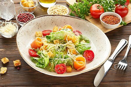 Цезарь с сёмгой