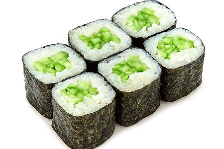 Мини-ролл с огурцом