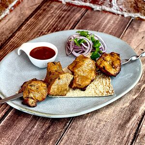 Шашлык из cвинoй шеи