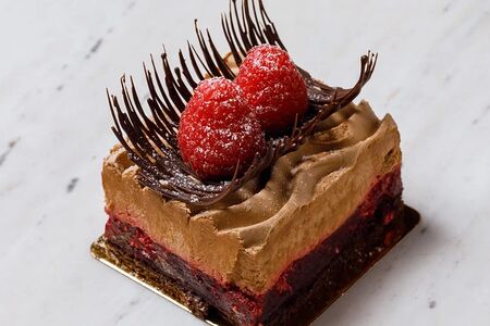 Десерт Трюфель с малиной