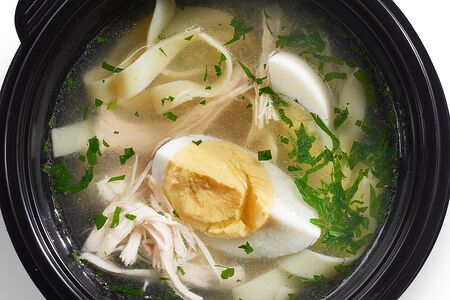 Лапша из домашней курочки