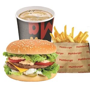 Большое комбо с Мегабургером