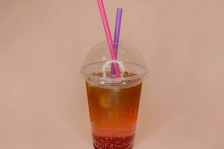 Малиновый эспрессо-тоник