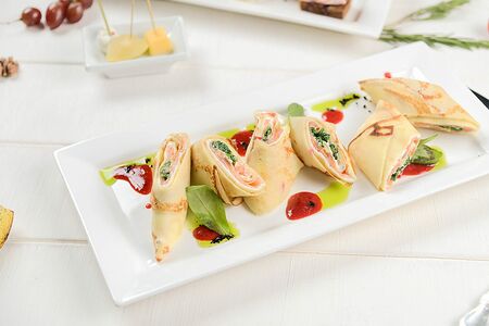 Квикельта с лососем