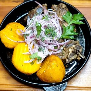 Казан-кебаб из баранины