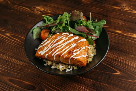 Стейк Лосось