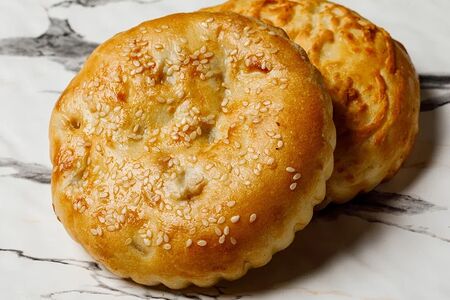 Лепешка с картофелем и грибами