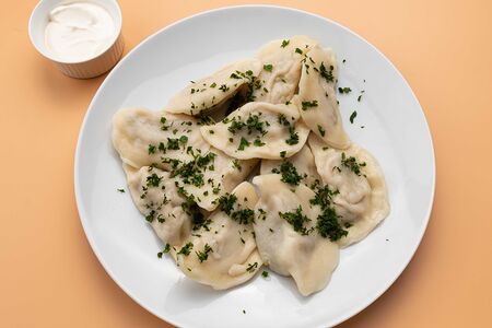 Вареники с картофелем ручной лепки