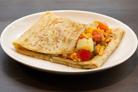 Блин с начинкой цыплёнком карри