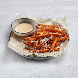 Батат фри с соусом айоли