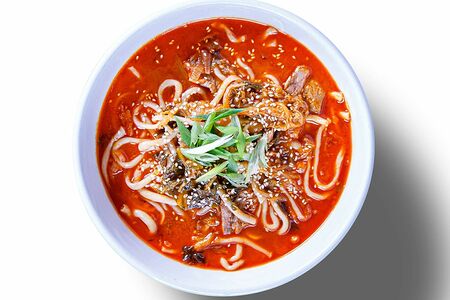 Лапша с кимчи