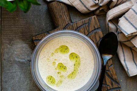 Крем-суп грибной со сливками