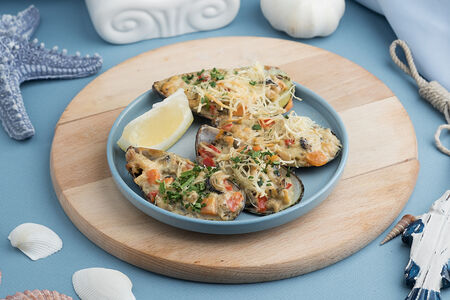 Запеченные мидии