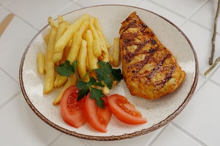 Стейк из куриной грудки