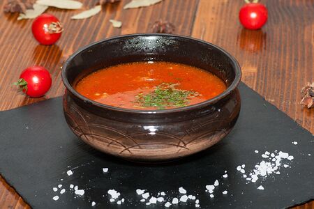 Мексиканский суп с фасолью