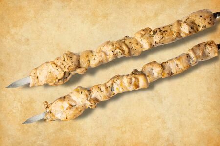 Шашлык из куриного филе