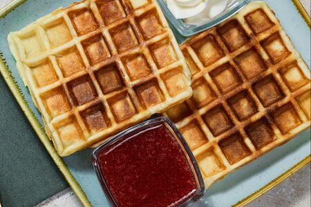 Вафля творожная