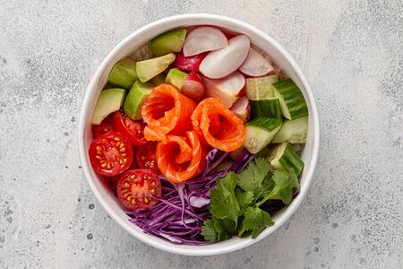 Поке с лососем New