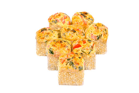 Ролл цыпленок в шубке