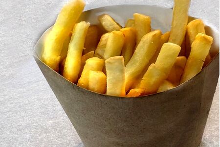 Картофель фри с солью