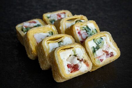 Тортилья с креветкой темпура