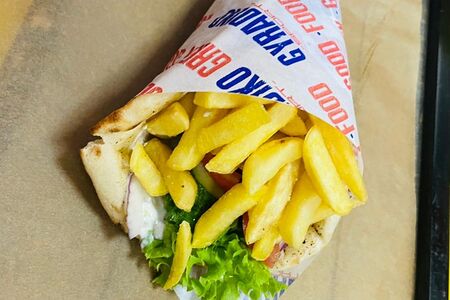 Гирос с овощами