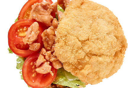 Японский бургер с курицей