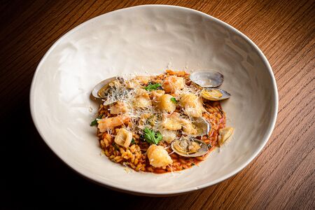 Ризотто с морепродуктами