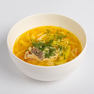 Лапша домашняя с курицей