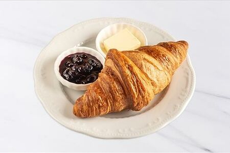 Круассан классический с маслом и джемом