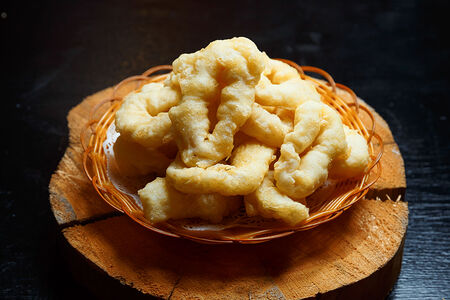 Кальмар кольцами в кляре