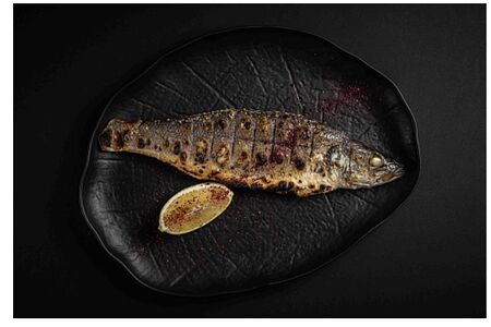 Сибас на углях