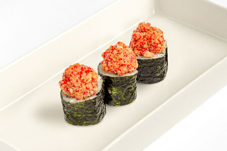 Ролл креветка темпура с манго 3 шт