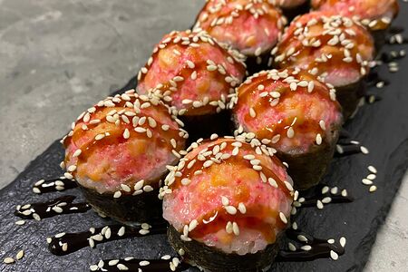 Запеченный с лососем