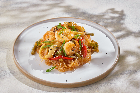 Фунчоза с морепродуктами