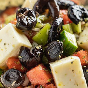 Салат с сыром бергамо