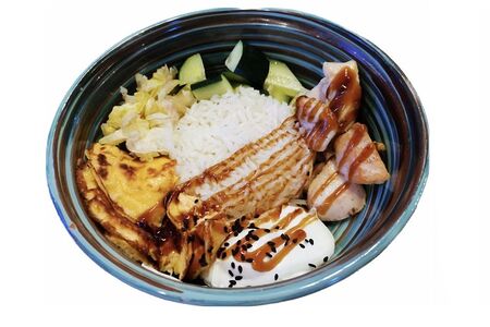 Поке с курицей