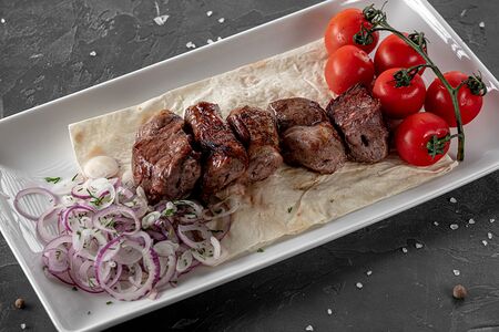 Шашлык из бараньей мякоти