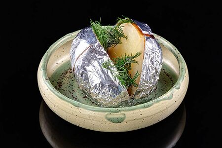 Картофель, запеченный в углях