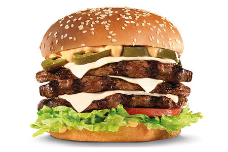 Трипл Халапеньо бургер