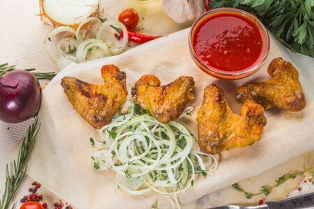 Шашлык из куриных крылышек