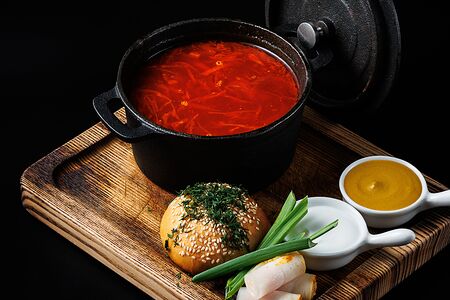 Борщ по-домашнему