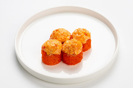 Половинка запеченного ролла Спайси-чикен