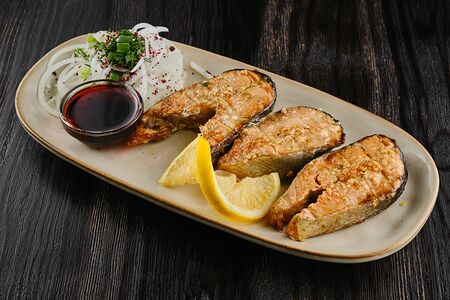 Кета на мангале