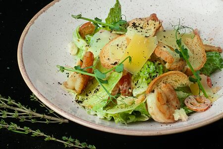 Цезарь с креветками