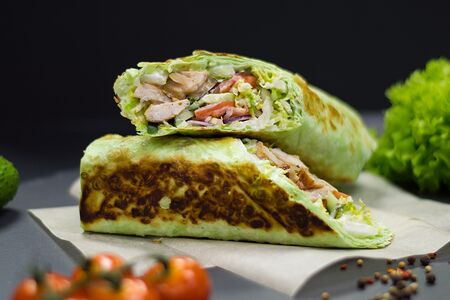 Чесночная шаурма Халяль