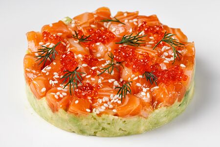 Тартар из лосося